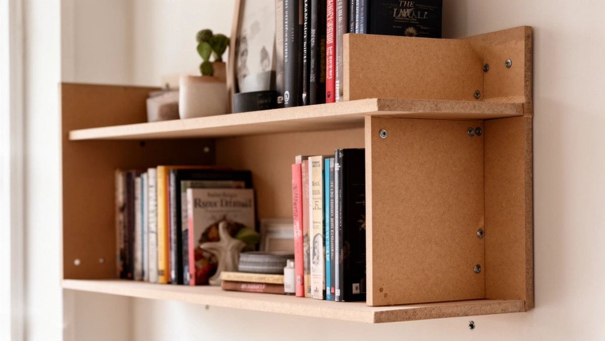 jak zrobić półkę z płyty meblowej