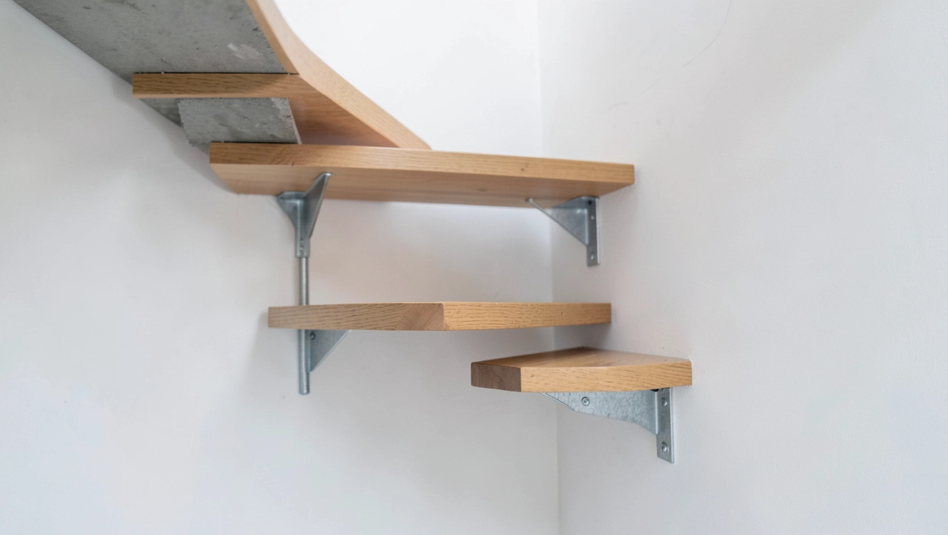 schody półkowe montaż