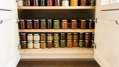 jak zrobić półki do spiżarni