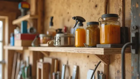 półka z płyty osb