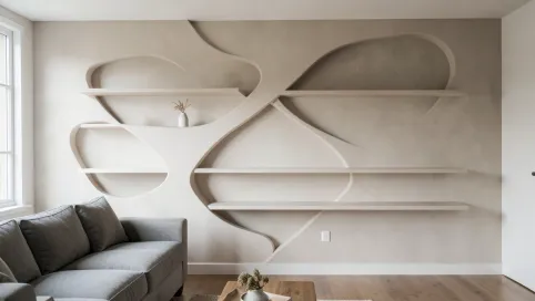 półki z płyt gipsowych wzory